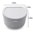 thumbnail image 3 of Denture Box Creative Denture Bath Case Denture Container with Basket Net Holder, 3 of 10