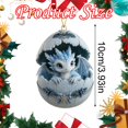 thumbnail image 3 of Dragon Ornaments for Christmas Tree,Dragon Egg‑Shaped Acrylic Christmas Hanging Ornament,2D Acrylic Cute Dragon Egg Hanging Decoration,Novelty Dragon Egg Hanging Charm for Xmas Tree,Gift, 3 of 4