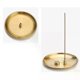 thumbnail image 3 of 4Pcs Burner Incense Holder for Incense Sticks/Coil Incense/Incense Cones Brass Ash Catcher for Meditation Yoga Room, 3 of 4