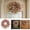 Color, variant on Japceit Artificial Light-Colors Pretty Flower Wreath Door Hanging Decor Round Floral Ring For Party Home Wall Entryway