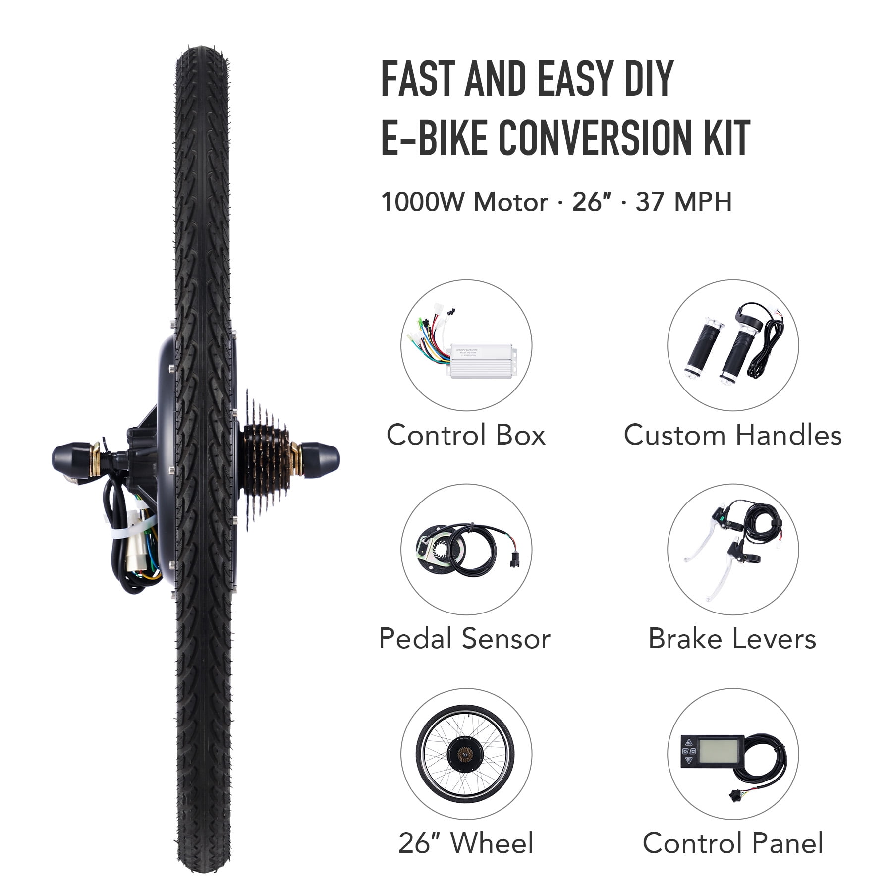 fast electric bicycle conversion kit PEXMOR Bike 36V 750W Front Wheel Hub,20",24" Pexmor Elevate your biking experience with eBikelings 48V 1200W Direct 72V 19.2Ah 3000W Ebike Kit