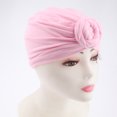 thumbnail image 3 of 2pcs Mujer Niño Bebé Suave Elástico Anudado Turbante Sombreros Indio Gorro Rosa Sunnimix Sombrero Turbante Mujer Niños, 3 of 8