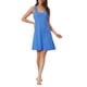 thumbnail image 1 of Camisón de noche sin mangas para mujer, vestido de camiseta de tirantes, ropa de casa, azul real, 1 of 6