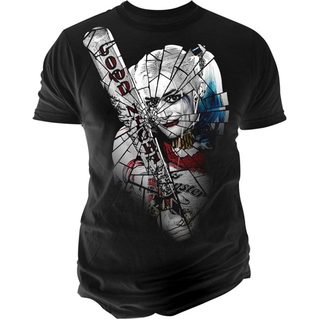 Camiseta gráfica Changes para hombre Suicide Squad Harley Quinn color negro XL