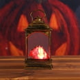 thumbnail image 6 of Small Fireplace Lantern Decor,Flickering Flame Lantern,Fireplace Lanterns Decorative Flameless Portable Led Lantern,Decorative Indoor Fireplace and Mini Fireplace,Artificial Fireplace Gifts, 6 of 6