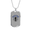 Military Chain (Gold), variant on Police Watch Your Six Bulls Eye Dog Tag Necklace Stainless Steel 24" Chain Silver Tone or Gold Tone