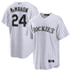 thumbnail image 1 of Camiseta clásica de béisbol local de Ryan McMahon, de los Colorado Rockies, blanca, con número de estrella bordado.-S, 1 of 2