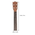 thumbnail image 2 of FOMIYES Ukulele Accessory Ukulele Fingerboard Okoume Wood Assorted Color for Music Practice 1 Set, 2 of 7
