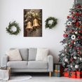 thumbnail image 7 of Vintage Winter Fawn Posters Christmas Pine Tree Canvas Wall Art Rustic Scene Decorations Prints Painting for Christmas Home Bedroom Dorm Wall Decor, 7 of 7