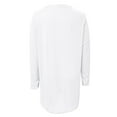 thumbnail image 7 of Fiaer Women Button down Long Sweaters Long Sleeve V-Neck Lightweight Trendy Solid Breathable Knit Tops White XL, 7 of 7