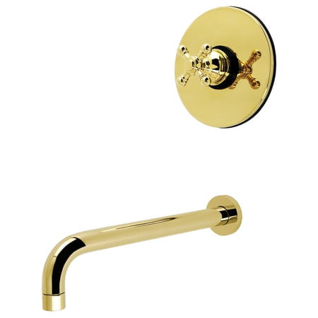 Kingston Brass KB6332BXTO Metropolitan Single-Handle Pressure Balanced Tub Faucet in Polished Brass