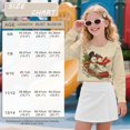 thumbnail image 7 of DISNIMO Christmas Snowman Printed Kids Crop Tops for Girls Long Sleeve Pullover Sweatshirts Soft Crew Neck Girls' Cropped Sweatshirt Fall Winter Outfits, 7 of 7