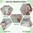 thumbnail image 5 of Women Silk Pajama Sets Causal Outings Fashion Siberian Blossom Duo Pattern Home, 5 of 7