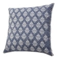 thumbnail image 6 of LR Home Flora Set of 2 Vintage Blue/White Damask Cotton Adult Decorative Throw Pillow, 6 of 9