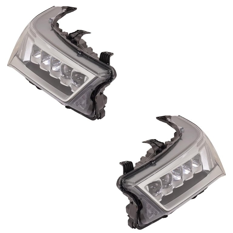 New Pair Of LED Headlights Compatible With Acura Mdx Sh Awd Sport