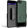 thumbnail image 4 of BELTRON iPhone 7/8/SE 2020 Holster Case, Super Slim Rubberized Grip Case & Swivel Belt Clip Holster Combo with Built-in Kickstand for for Apple iPhone SE 2nd Gen 2020, 8, 7, 6, 6s Cyprus Green, 4 of 9