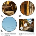 thumbnail image 3 of Designart "Dominican Colonial beautys" Architecture Floater Framed Wall Decor, 3 of 7