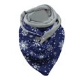 thumbnail image 1 of Chales Bufandas Botón Elegante Moda Cálido Suave Moda Pashmina Capa gris y azul marino Zulema Chales envuelven las bufandas, 1 of 5