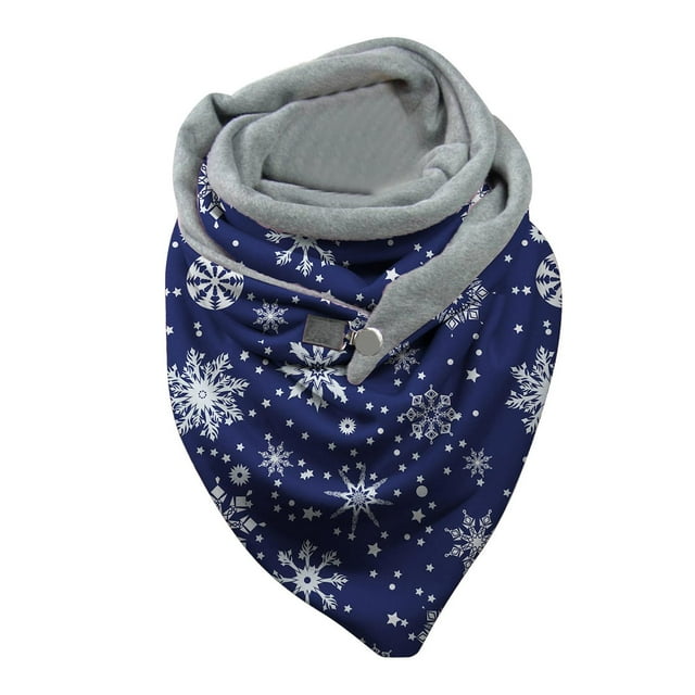 Chales Bufandas Botón Elegante Moda Cálido Suave Moda Pashmina Capa gris y azul marino Zulema Chales envuelven las bufandas