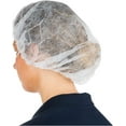 thumbnail image 3 of Soro Essentials- Set of 100 Polypropylene Disposable Bouffant Surgical Cap White Color- Bouffant Caps for Food Service with Elastic Edge Sanitation Head Cover for Cooking Kitchen Hair Guards, 3 of 5