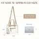 thumbnail image 4 of Bolsa transparente Missnine para mujer, bolsa gruesa de PVC transparente para eventos de estadio con correa de guitarra transparente para conciertos en la playa, 4 of 6