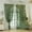 Green, variant on Sunyuer 2 Panels European Jacquard Sheer Curtains Embroidered Tulle Curtains Living Room Bedroom Luxury Translucent Curtains
