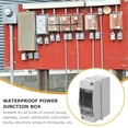 thumbnail image 3 of Power Distribution Junction Box 2-way Distribution Protection Box Electrical Box (2 Way), 3 of 9