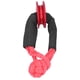 thumbnail image 2 of Grillete Suave sintético, Cuerda de grillete Kit de Anillo de recuperación de aleación de Aluminio Cuerda de grillete Suave sintética Compatible con ATV UTV SUV Camión(Rojo), 2 of 14