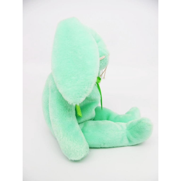 Beanie Babies Hippity the Bunny Beanie Baby Plush Green