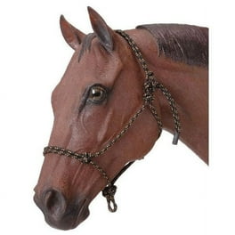 Tough-1 Poly Rope Halter W/Knots & 14Ft Lead - Hunter Green