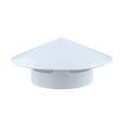 thumbnail image 1 of MYG Capuchon de Pluie Rond de 6,29 Pouces en PVC pour Toit, Grille de Ventilation, Capuchon de Pluie Rond pour Tuyau de Ventilation, 1 of 9