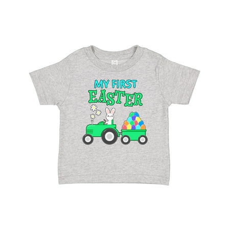 

Inktastic My First Easter Bunny and Tractor Gift Baby Boy or Baby Girl T-Shirt