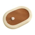 thumbnail image 1 of Rascador para gatos Yinane cuenco ovalado protector de muebles almohadilla para rascar nido para dormir 60 cm x 40 cm x 9 cm, 1 of 8