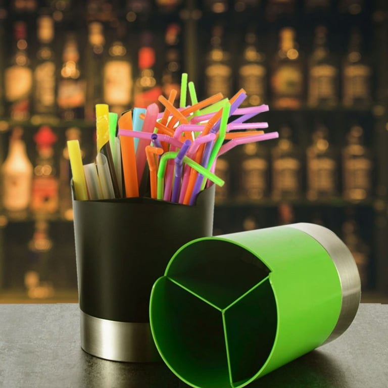 Coffee Stirrers Holder, Premium Material Straw Dispenser Wide Application  Stable Base For Home For Restaurant For Bar 