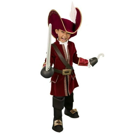 Disney Store Captain Hook Costume for Boys Size XS