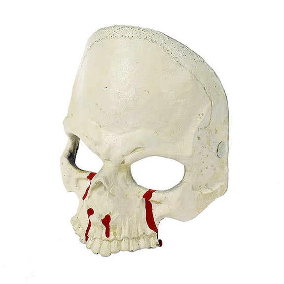 Pompotops 2pc Halloween Undead SkullHead Cover Dance Props Undead Skull Mask