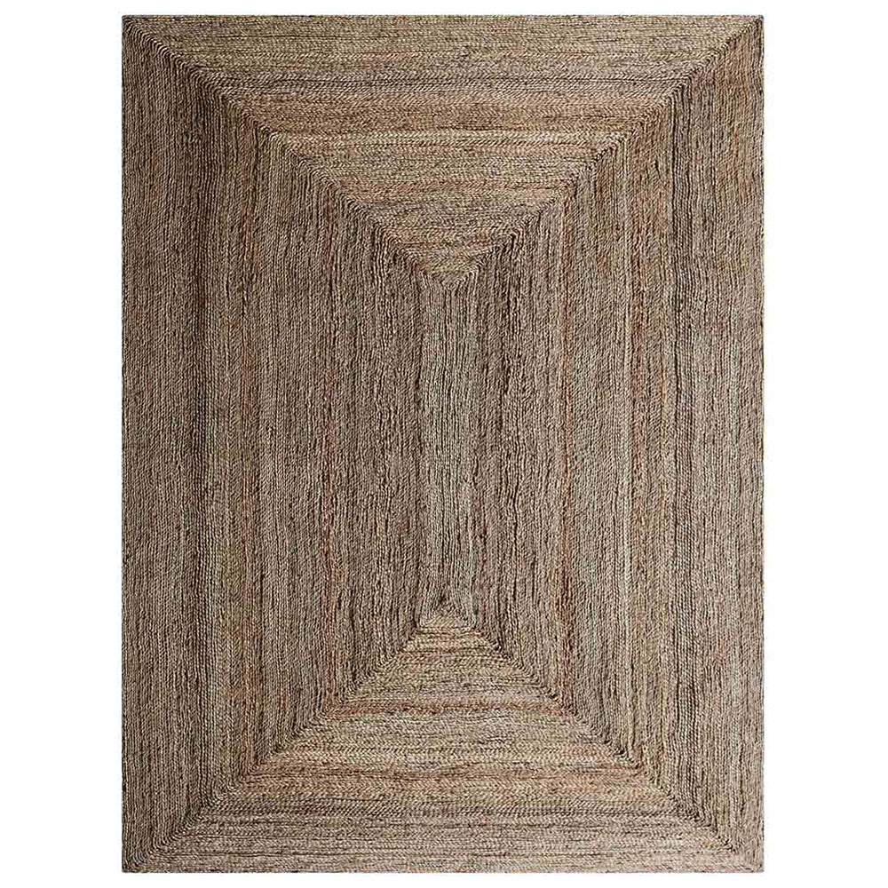 Rugsotic Carpets Hand Woven Jute 4'x6' Area Rug Contemporary Beige J00022