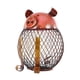 thumbnail image 2 of Hucha de cerdo de Metal, hucha reticulada, decoración de mesa, estatua de cerdo funcional para niños, regalo de año Nuevo, 2 of 9