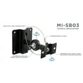 thumbnail image 3 of Mount-It! Quad Low Profile Heavy Duty, Anti-Theft, Universal, 5.1 Channel Surround Sound, Satellite Speaker Ceiling and Wall Mount Brackets (MI-SB03), 3 of 6