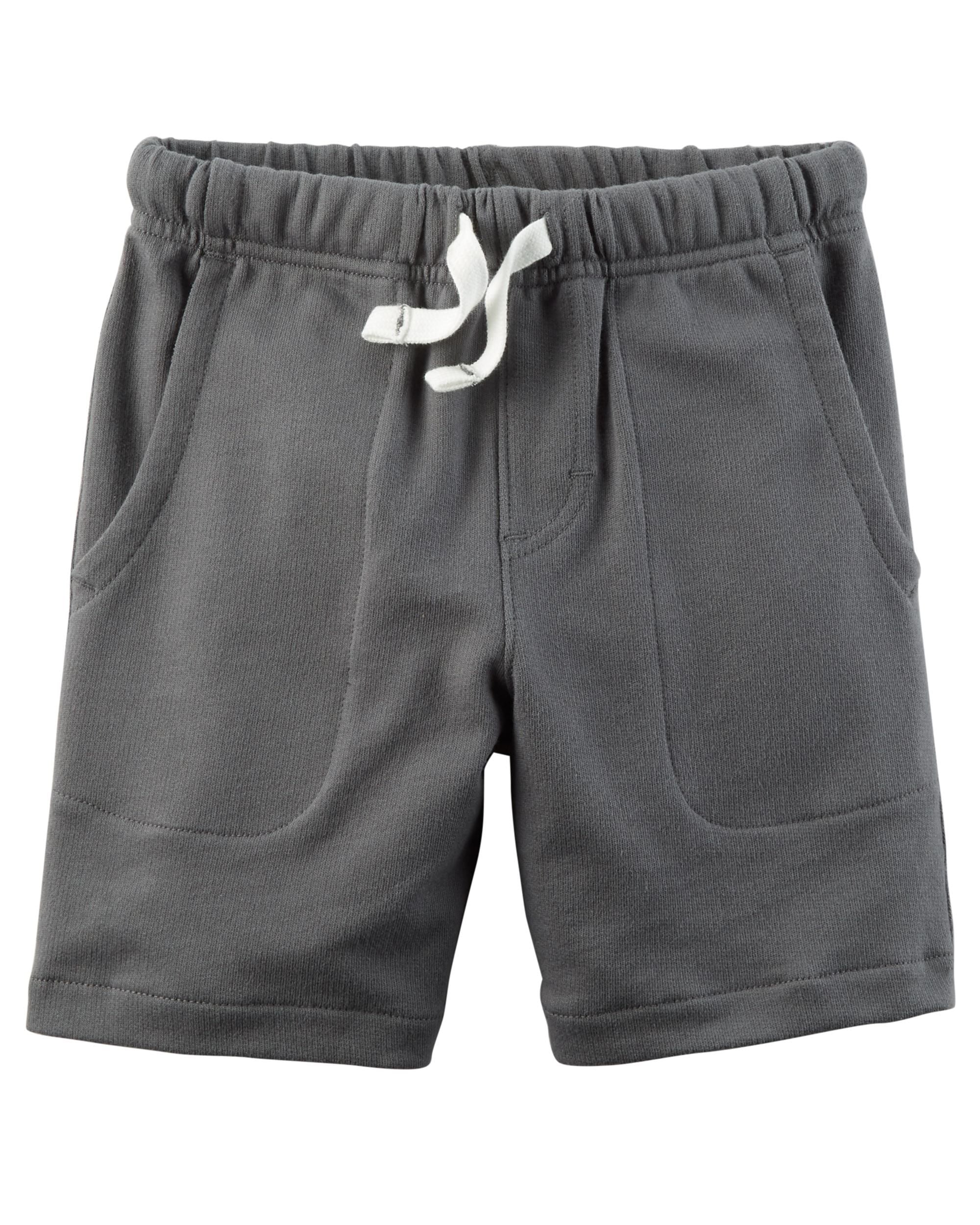 Carter's Boys' French Terry Shorts - Grey- 3T - Walmart.com
