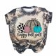 thumbnail image 2 of Pntutb Mujeres Casual Manga Corta Corbata Digital Impresión Cuello Redondo Camiseta Suelta Blusa tops Pntutb Pntutb-5228, 2 of 3