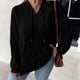 thumbnail image 4 of ICHUANYI Clearance Women's Fall And Winter New Casual Large Loose Hooded Sweatshirts(Black, L) ICHUANYI WER2023081511930, 4 of 6