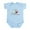 Sky Blue, variant on CafePress - Stork Baby Portugal USA Infant Bodysuit - Baby Light Bodysuit, Size Newborn - 24 Months