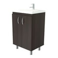 thumbnail image 2 of Inval 30 in. Laminate Bathroom Vanity with Polymer Sink Bowl, Espresso, 2 of 3