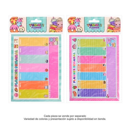 Prichos Planner Semanal De Papel y Cartón Varios Modelos 1 Pieza
