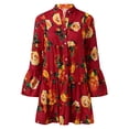 thumbnail image 4 of asddcavvf Robes pour Femmes Mode Féminine Robe à Manches Longues Décontractée Col Mi-Ouvert Grande Taille, 4 of 5