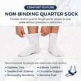 thumbnail image 6 of Comfello Diabetic Socks Ankle for Men & Women – 6 Pairs of Non-Binding Moisture-Wicking Neuropathy Socks, 6 of 7