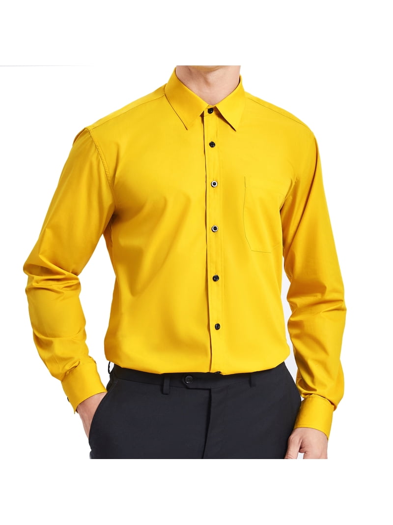 light yellow dress shirt Italian Lombardo and polished formal occasions Proper Cloth Men's Portuguese Yellow