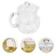 thumbnail image 2 of Jarra de miel acrílico plástico de plástico manija de olla de miel contenedor de miel lidded honey olla, 2 of 6