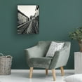 thumbnail image 4 of Susan Vizvary Photography 'Train Tracks in Black and White' Canvas Art, 4 of 4